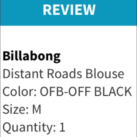 Billabong distant roads blouse - Picture 2 of 2